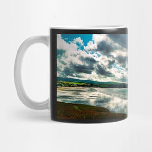 Beach - Reflections Of Clouds - Coastal Scenery Mug